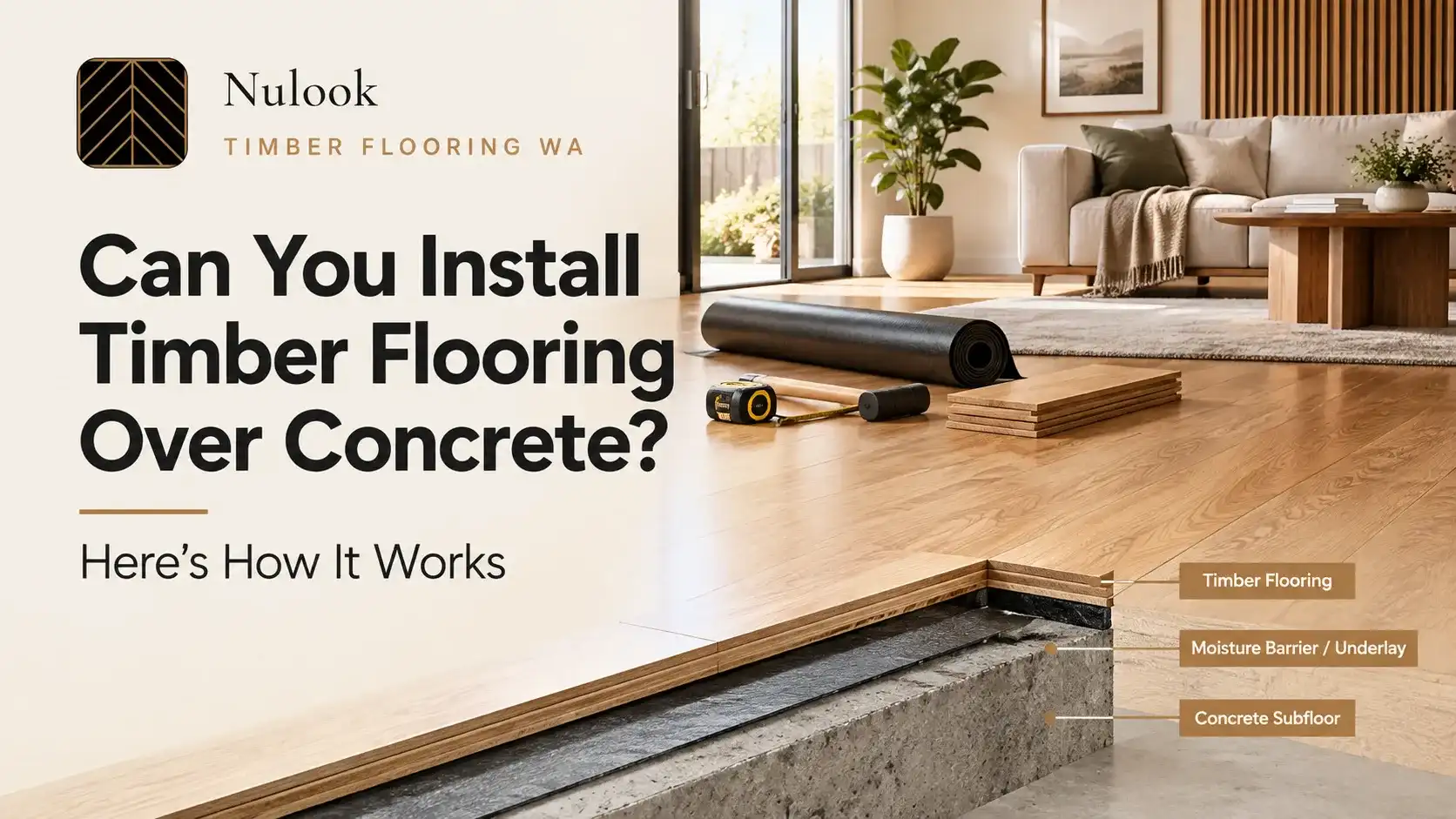 Can Timber Flooring Be Installed Over Concrete?