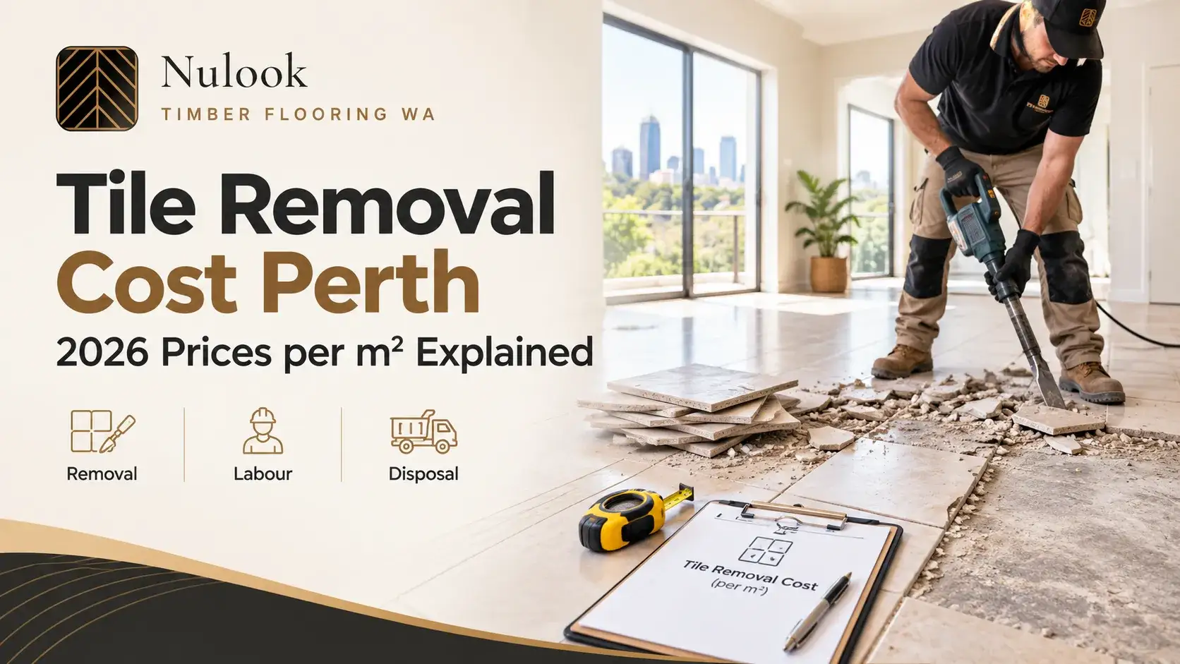 Tile Removal Cost Perth 2026: Prices per m² 