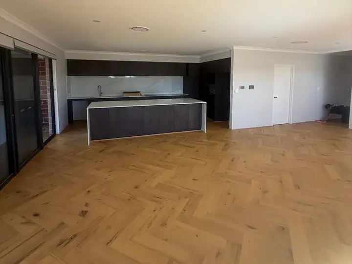 Engineered timber flooring in a Perth home